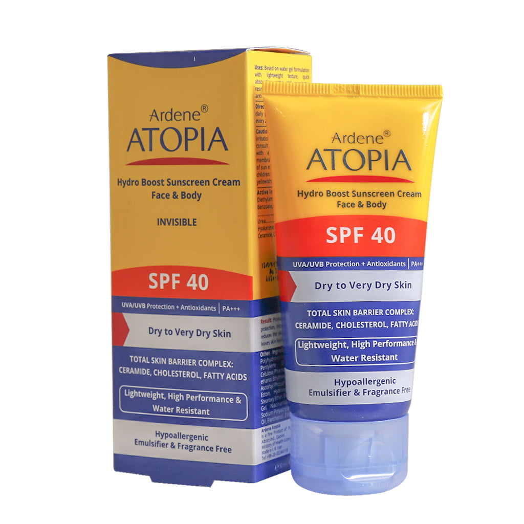 کرم ضد آفتاب SPF40 آتوپیا آردن پوست خشک