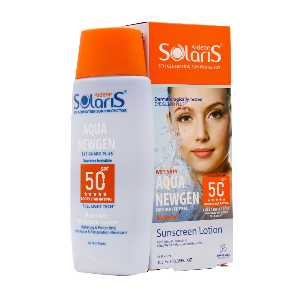 ضد آفتاب بی رنگ SPF50 آکوا نیوژن سولاریس آردن