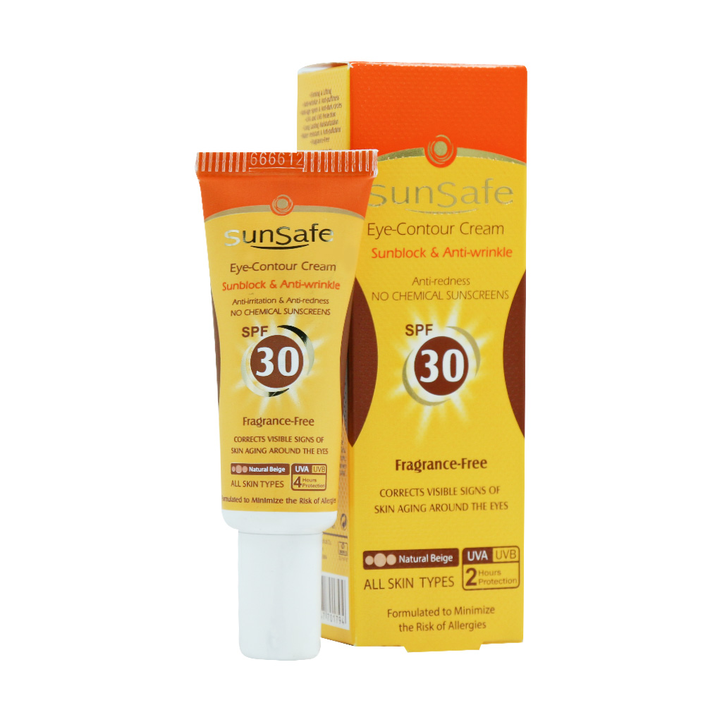 کرم ضد آفتاب رنگی دور چشم SPF30 سان سیف