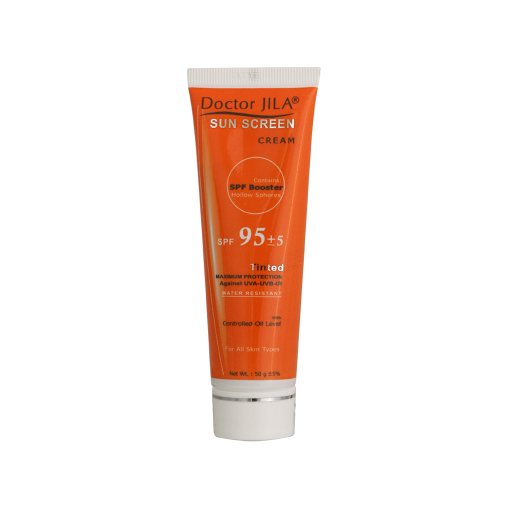 کرم ضد آفتاب رنگی دکتر ژیلا SPF95